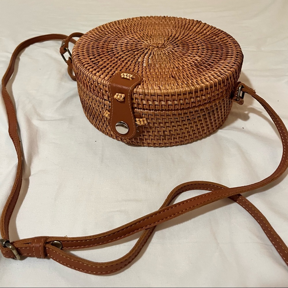 WICKER PURSE